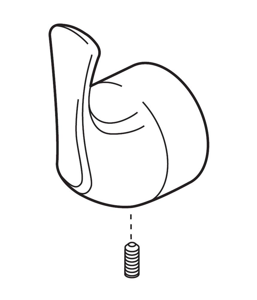 Delta Faucet Stainless Lever Handle with Set Screw 