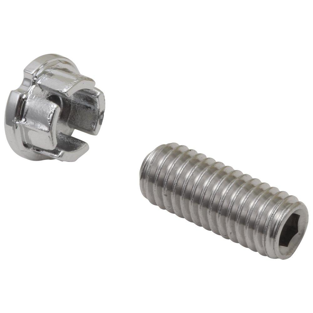 Delta Faucet Chrome 13/100 in. Plastic Screw and Plug Button 
