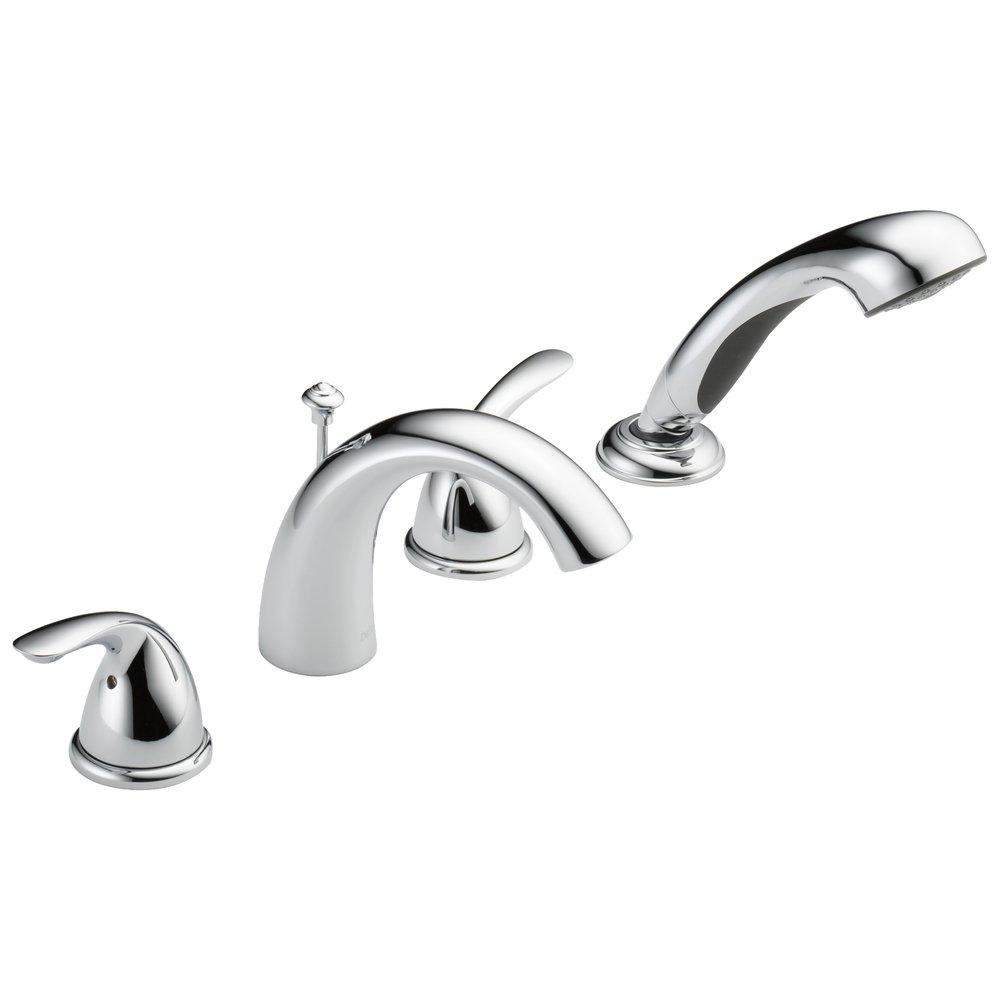 Delta Faucet Chrome Two Handle Roman Tub Faucet Trim Only 