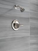 Delta Faucet Brilliance&reg; Stainless Single Handle Multi Function Shower Faucet (Trim Only) 