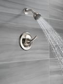 Delta Faucet Brilliance&reg; Stainless Single Handle Multi Function Shower Faucet (Trim Only) 