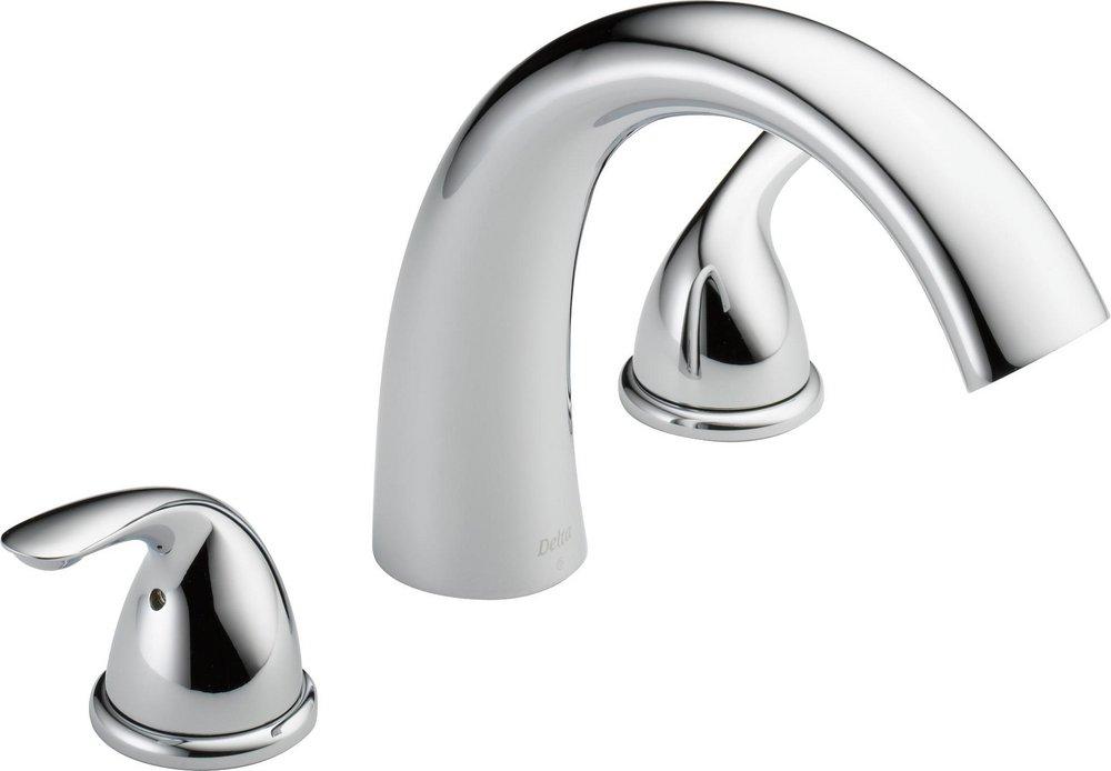 Delta Faucet Chrome Two Handle Roman Tub Faucet Trim Only 