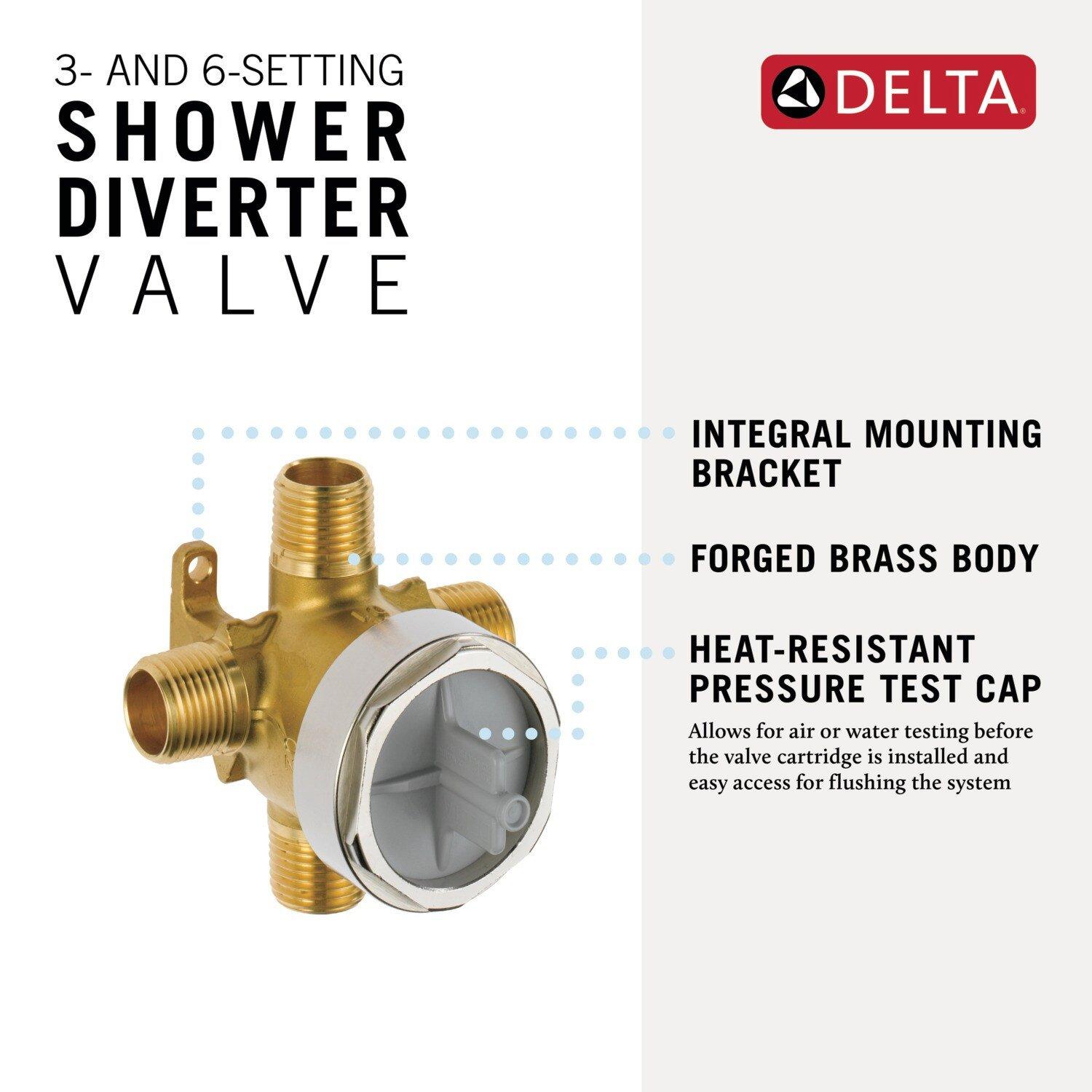 Delta Faucet MIPS x Sweat Diverter Rough Valve 