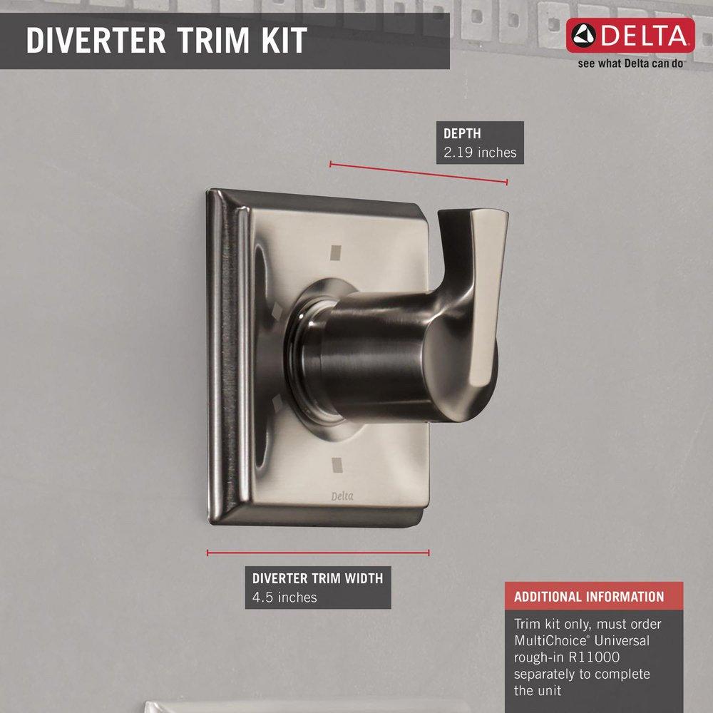 Delta Faucet Brilliance Stainless 3-Setting Diverter 