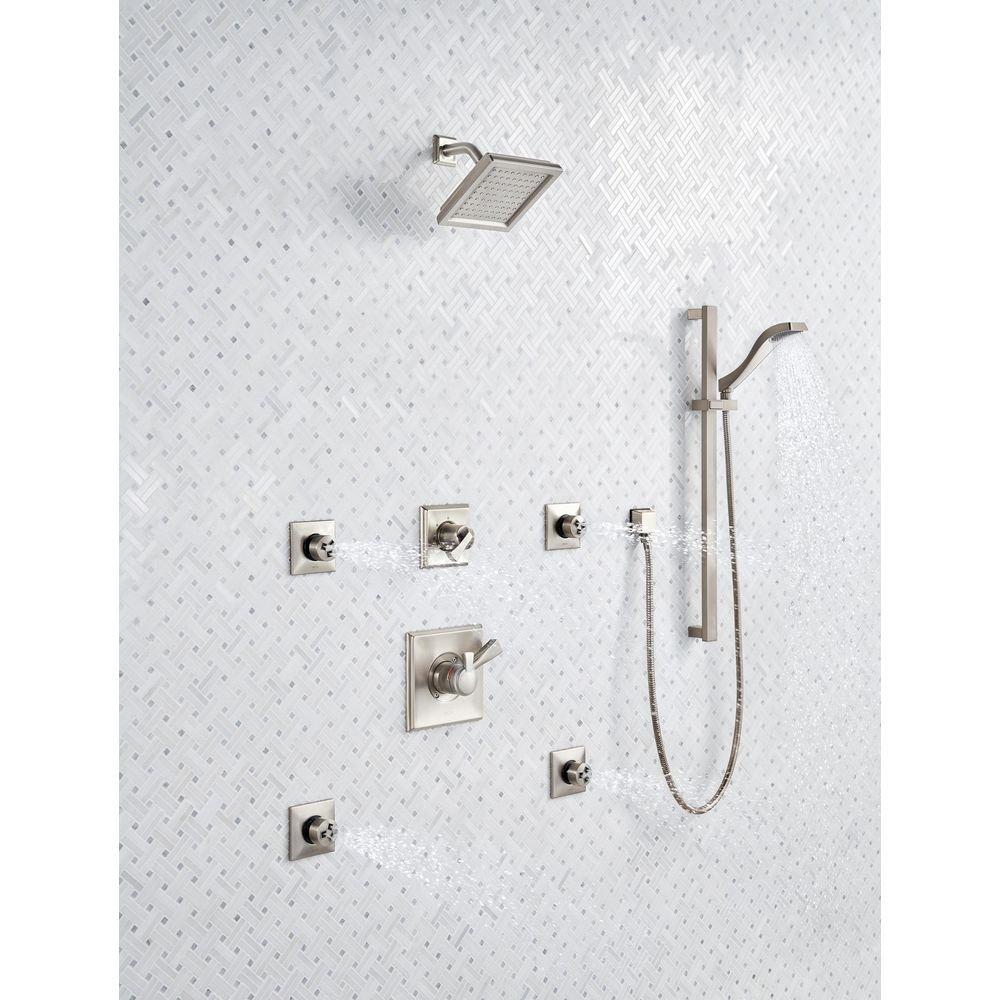 Delta Faucet Brilliance Stainless Single Handle Bathtub & Shower Faucet (Trim Only) 
