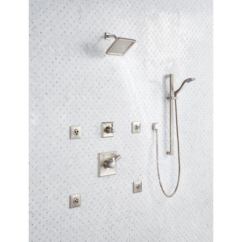Delta Faucet Brilliance Stainless Single Handle Bathtub & Shower Faucet (Trim Only) 