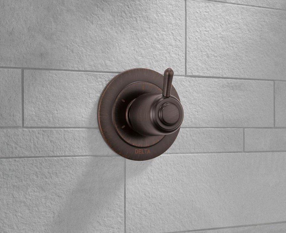 Delta Faucet Venetian Bronze 3 Setting Single Handle Metal Diverter Trim 