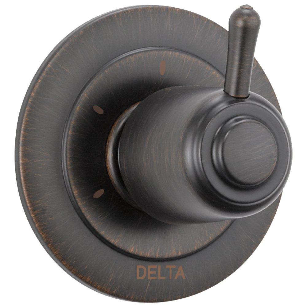 Delta Faucet Venetian Bronze 3 Setting Single Handle Metal Diverter Trim 