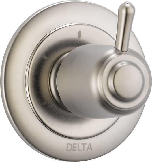 Delta Faucet Brilliance Stainless 3 Setting Single Handle Metal Diverter Trim 