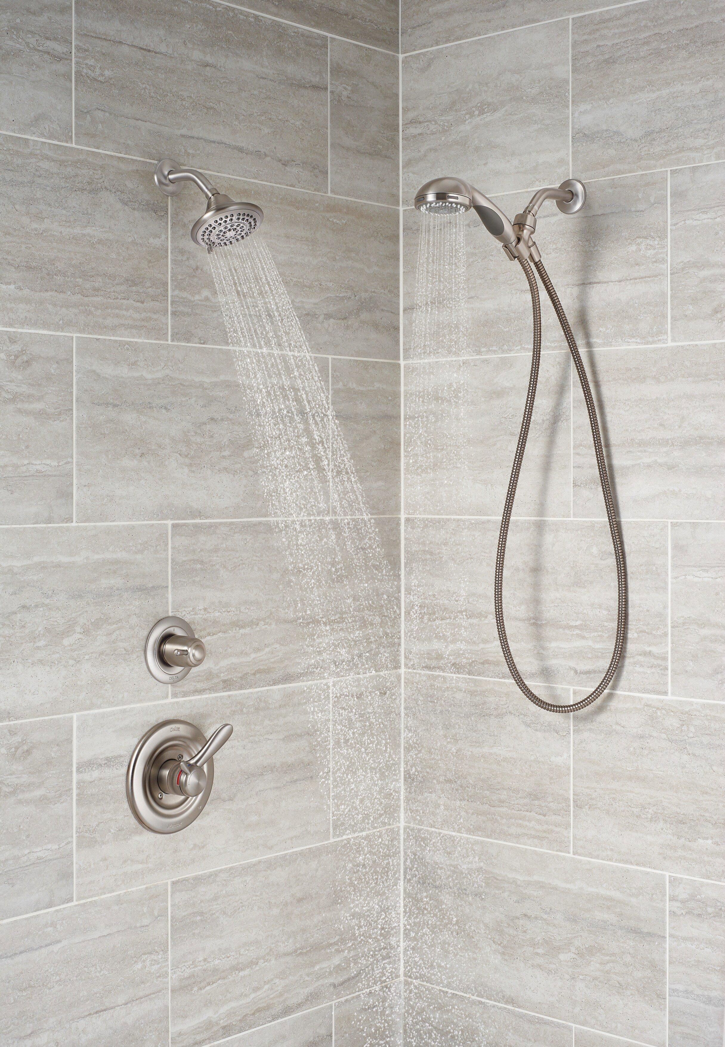 Delta Faucet Brilliance Stainless 3 Setting Single Handle Metal Diverter Trim 