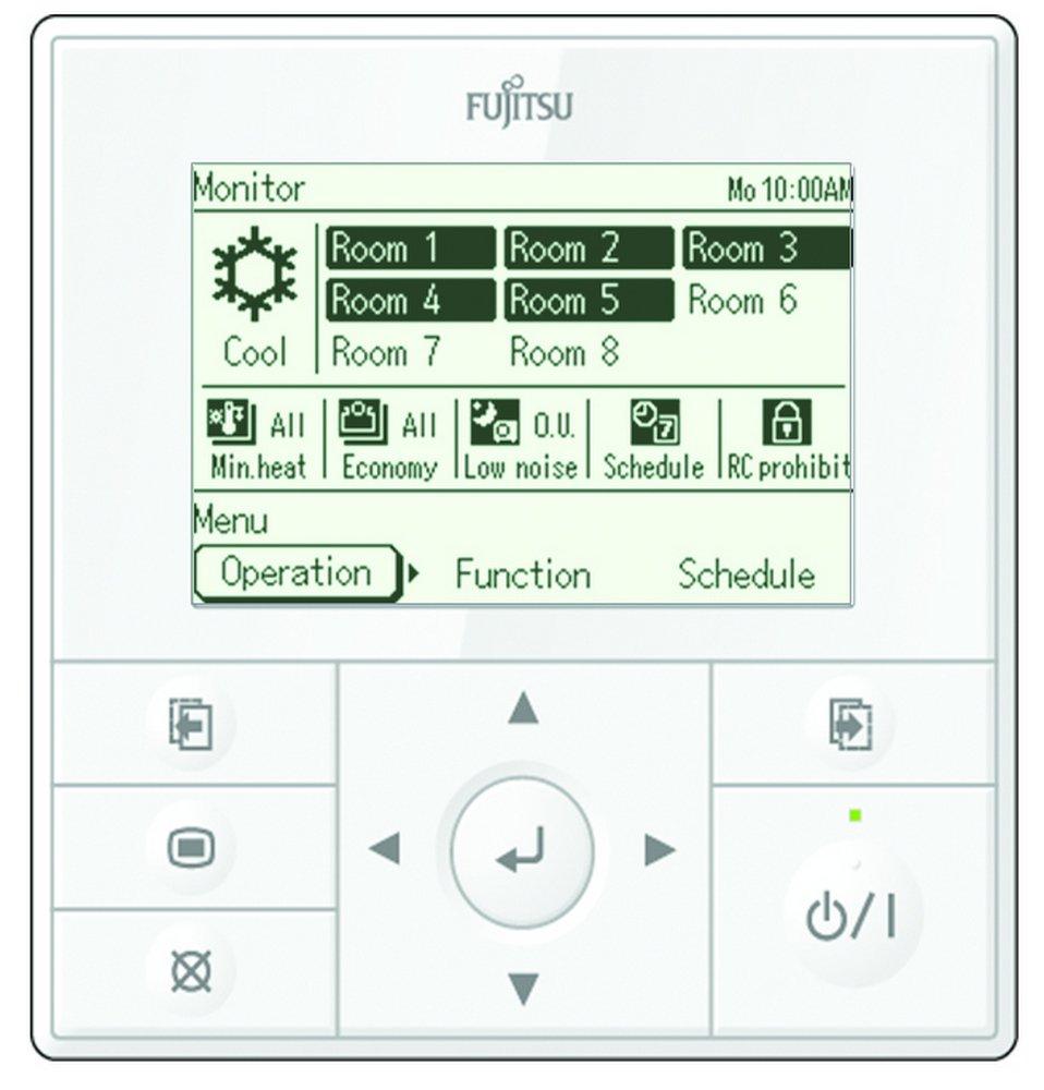 Fujitsu 4-4/5 in. Plastic Controls 