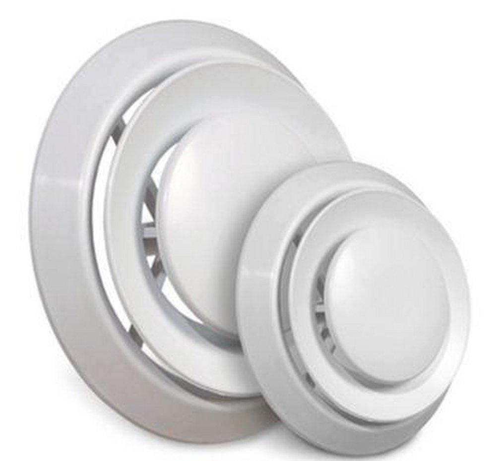 Imperial Manufacturing White Residential and Commercial Ceiling Diffuser in White Plastic 