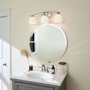 Kichler Lighting Brushed Nickel 8-1/2 x 7 in. 100W 3-Light Medium Bracket 