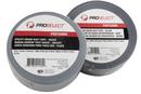 PROSELECT&reg; Black 2 in. x 60 yd. Plastic Rubber Duct Tape Premium Grade 