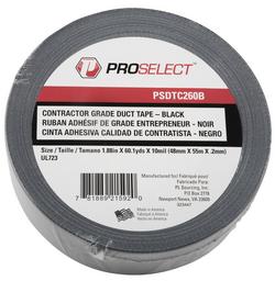 2 in. x 60 yd. Premium Grade Duct Tape in Black