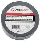 PROSELECT&reg; Black 2 in. x 60 yd. Plastic Rubber Duct Tape Premium Grade 