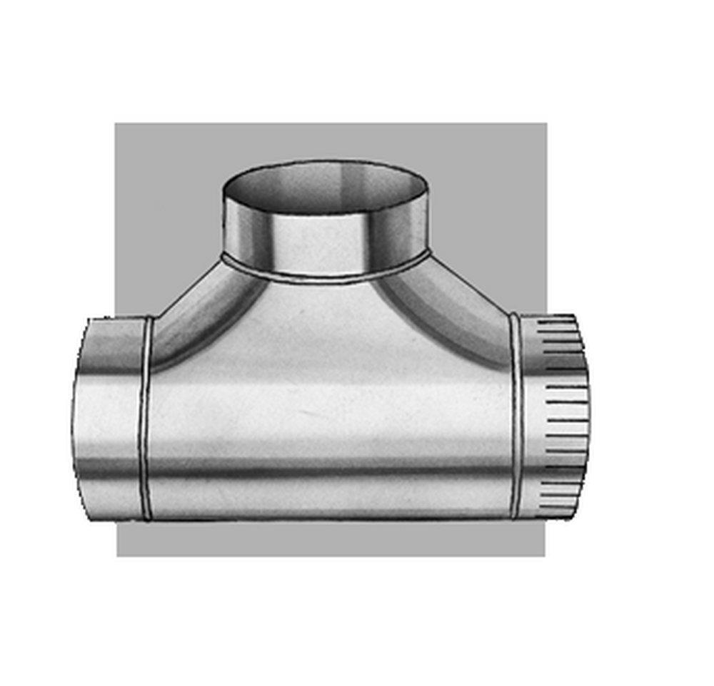 7 x 7 x 7 in. Duct Tee with Crimp 