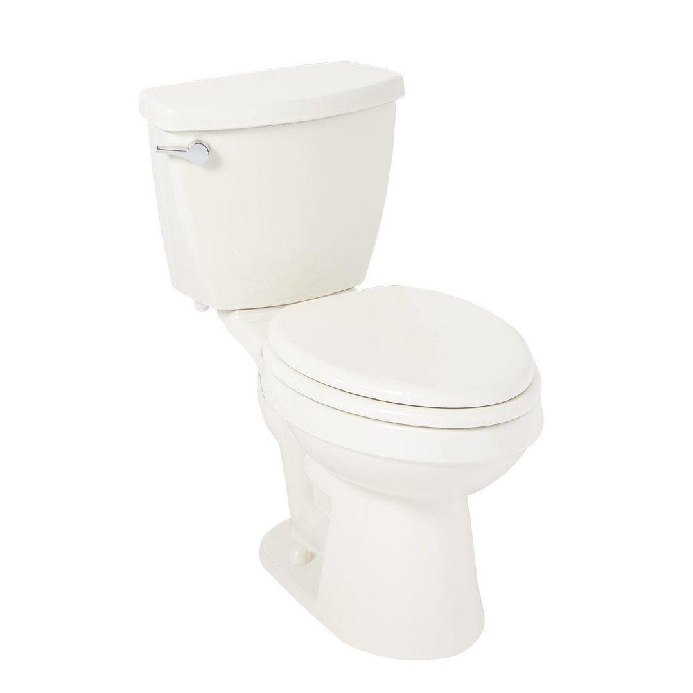 Signature Hardware Biscuit 1.28 gpf Two Piece Toilet Tank 