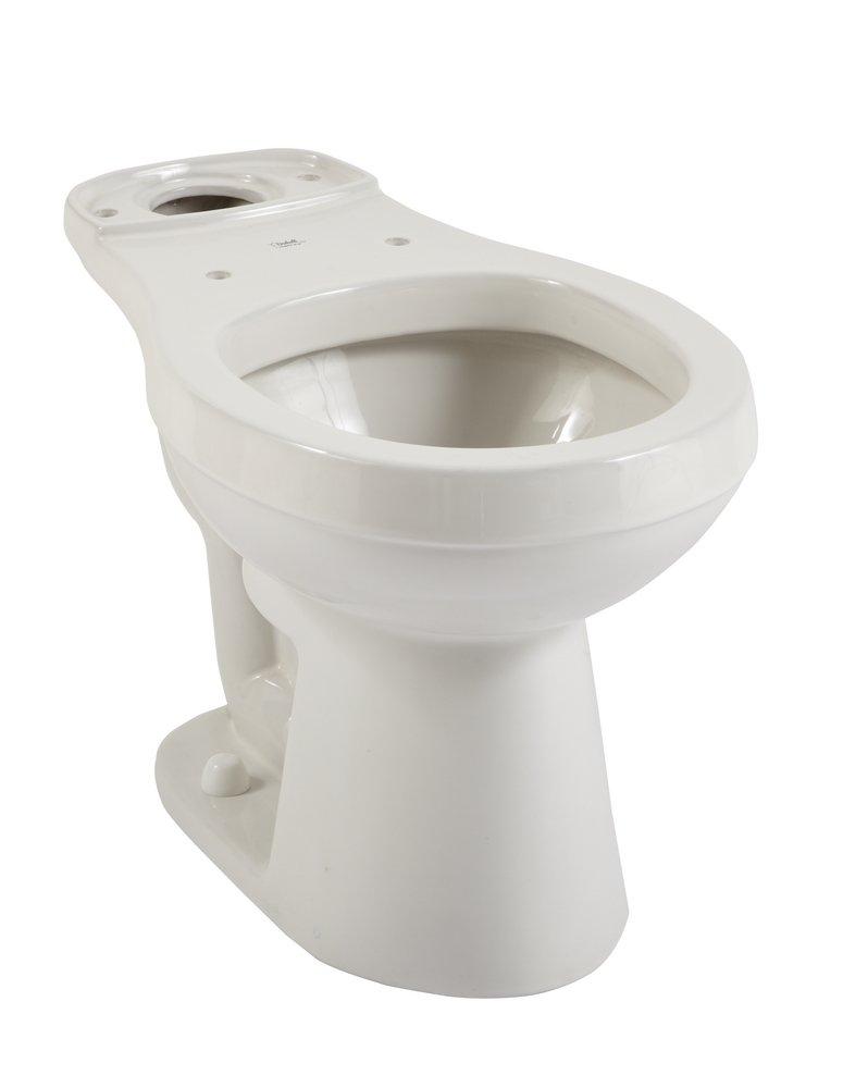 Mirabelle&reg; White 1.28 gpf Round Floor Mount Toilet Bowl 