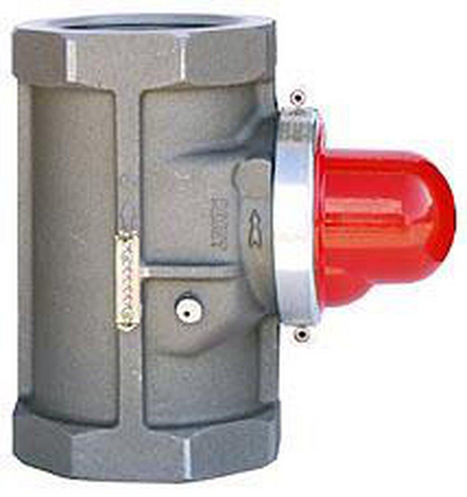 Pacific Seismic Glass and Steel 60 psi NPT Quake Valve 