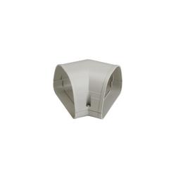 6-1/2 x 4-1/2 in. Line Set Cover System Plastic in Ivory