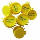 Flip Top Dust Cover in Yellow 20 Pack