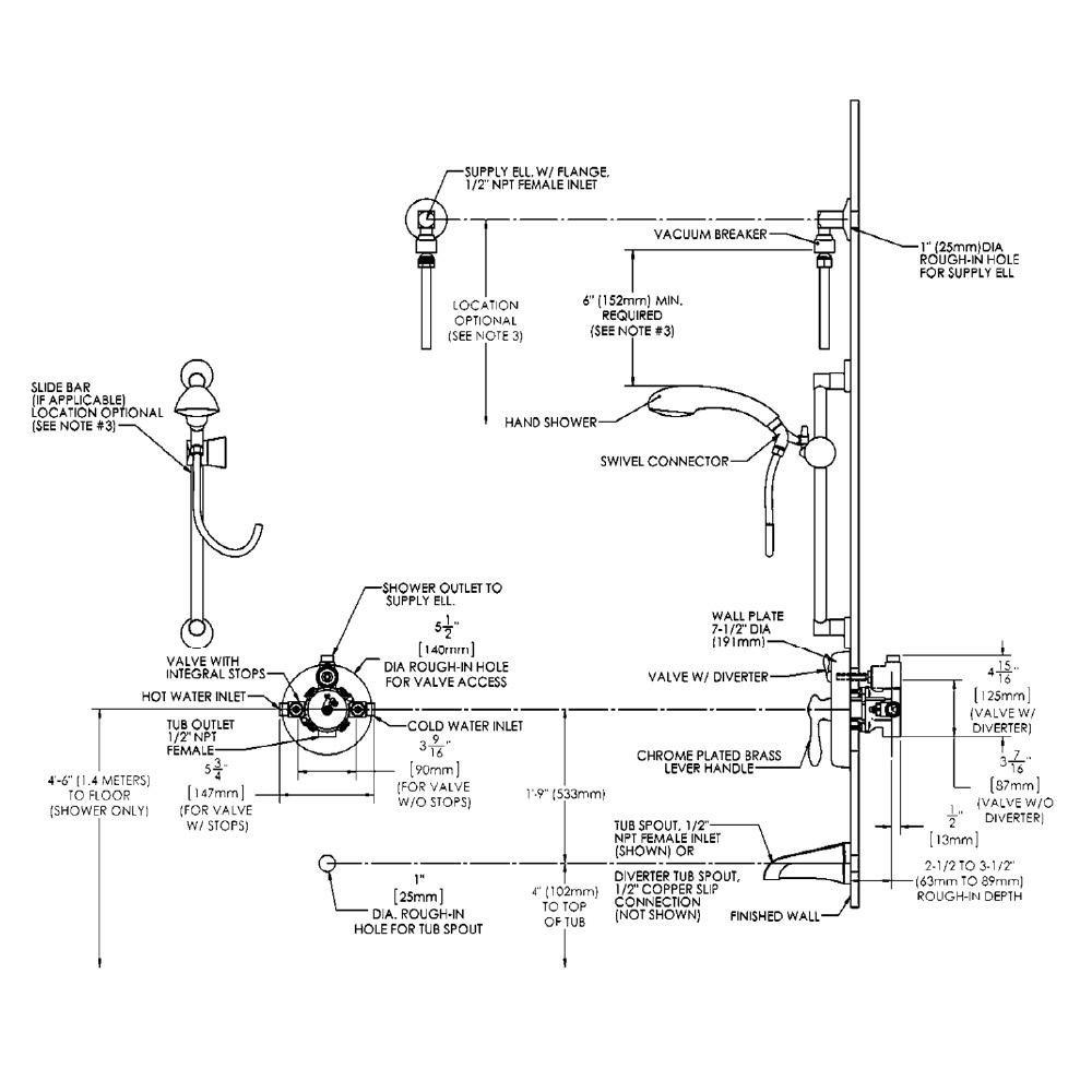 Speakman Polished Chrome Hand Shower Kit with Hose 