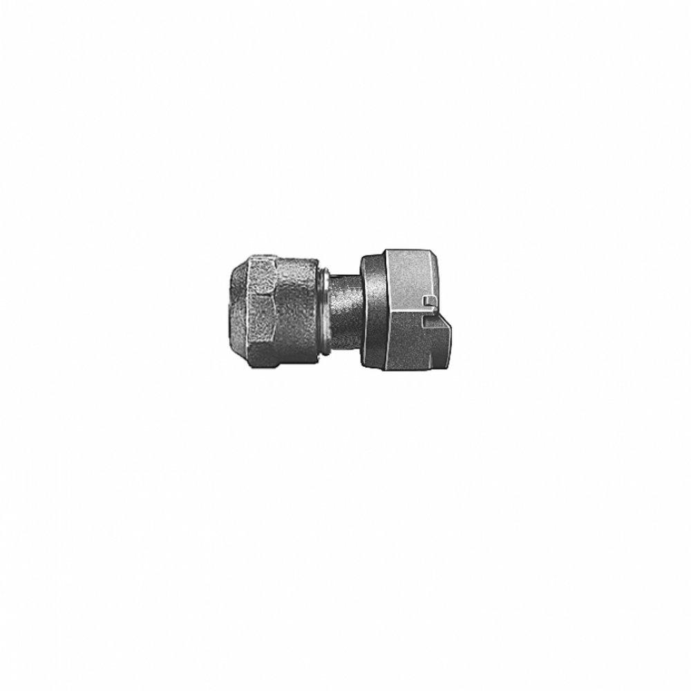 Mueller Company Compression x Meter Swivel Brass Coupling 