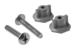 Plastic Seat Hardware in White