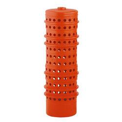 6 in. HDPE Intake End with Cap-Top in Orange