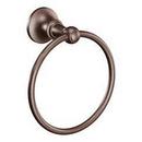 Moen Oil Rubbed Bronze Round Closed Towel Ring 