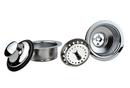 Sink Strainer and Garbage Disposal Flange Kit in Polished Chrome