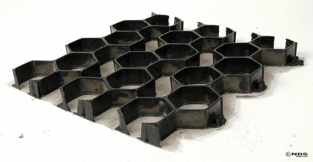 NDS Black 4 ft. Gravel Paver in Black 