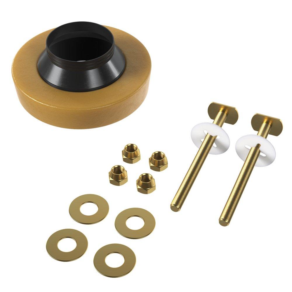 PROFLO® Heavy Duty Wax Ring with Horn, Extra Wax and Bolt Kit for 3 or 4 in. Waste Lines 