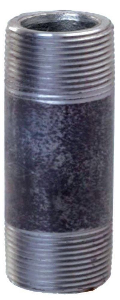 3/8 in. Weld Schedule 40 Global Black Carbon Steel Nipple 