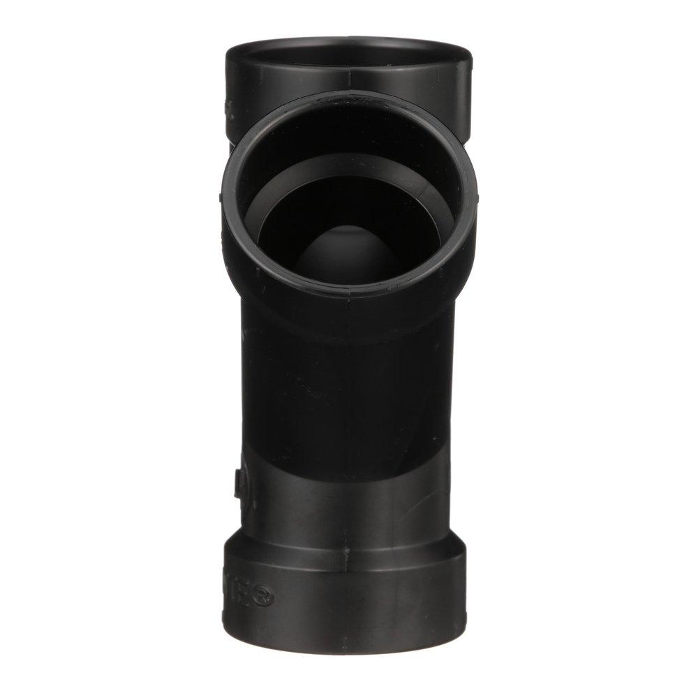 Black ABS DWV Double Wye 