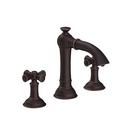 Newport Brass Venetian Bronze Widespread Bathroom Sink Faucet with Double Cross Handle 