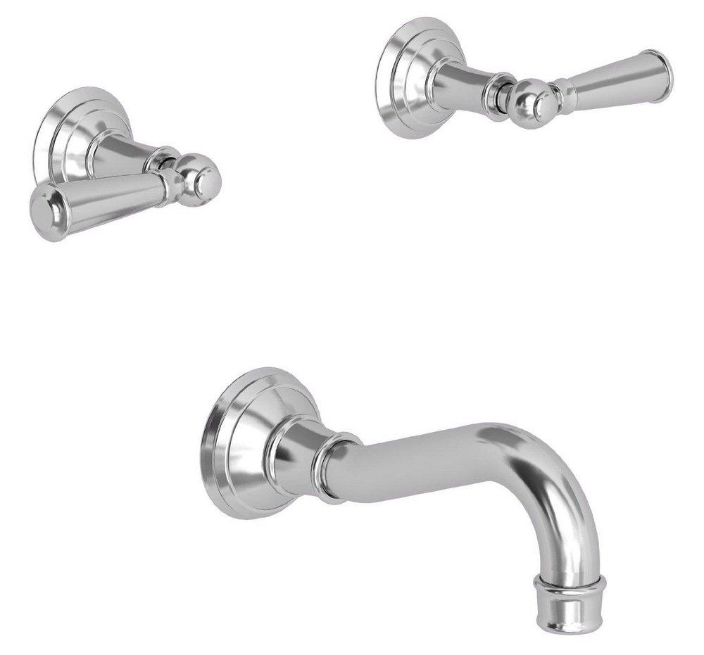 Newport Brass Polished Nickel - Natural Two Handle Roman Tub Faucet 