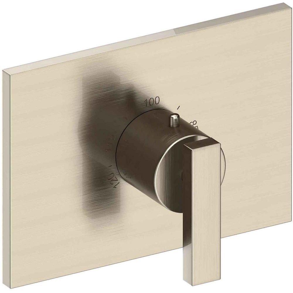 Single Handle Thermostatic Valve Trim in Antique Nickel 