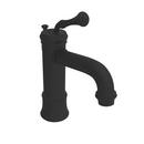 Bathroom Sink Faucet with Single Lever Handle in Flat Black