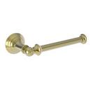 Wall Mount Toilet Tissue Holder in Uncoated Polished Brass - Living