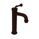Single Handle Vessel Filler Bathroom Sink Faucet in Oil Rubbed Bronze - Hand Relieved Lever Handle