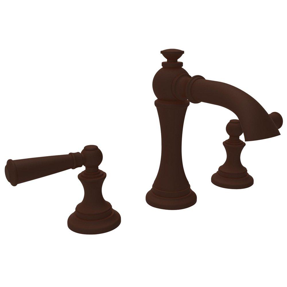 Newport Brass Oil Rubbed Bronze - Hand Relieved Two Handle Widespread Bathroom Sink Faucet 