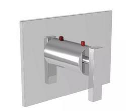 Single Handle Thermostatic Valve Trim in Satin Bronze - PVD