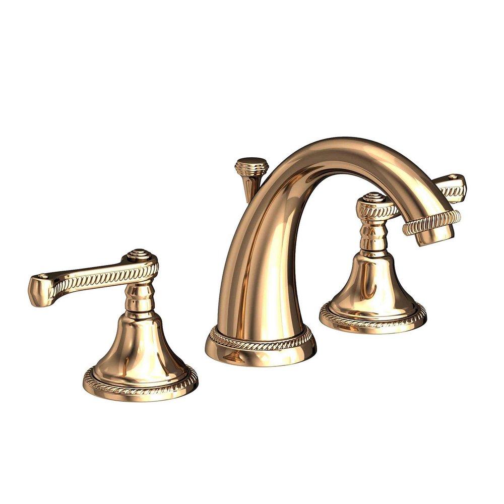 Newport Brass French Gold - PVD Two Handle Widespread Bathroom Sink Faucet 