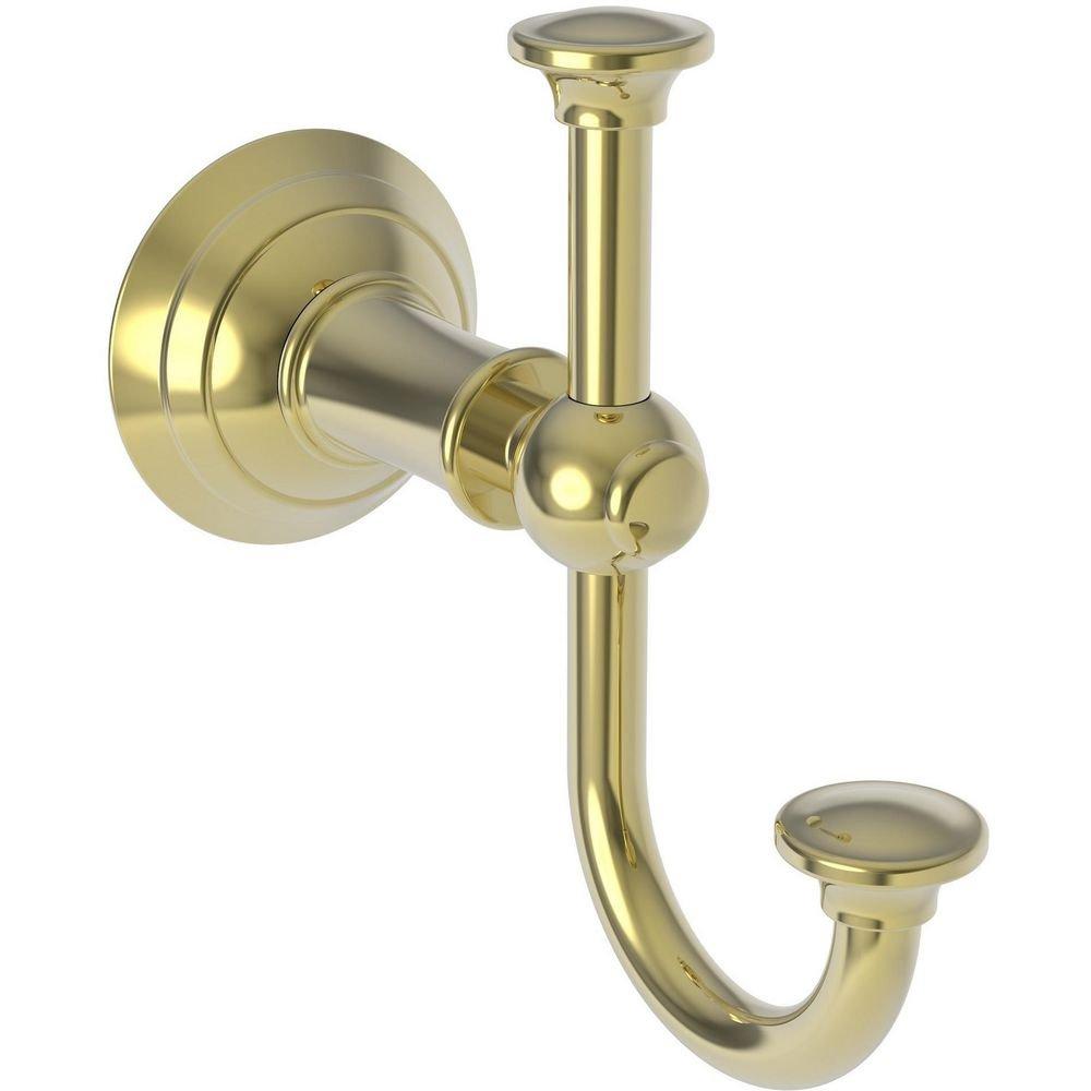 Newport Brass Uncoated Polished Brass - Living 1-Hook Robe Hook 