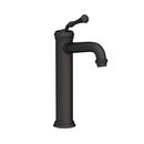 Newport Brass Flat Black Single Handle Monoblock Vessel Filler Bathroom Sink Faucet 