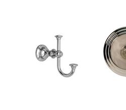 2 Robe Hook in Polished Nickel - Natural