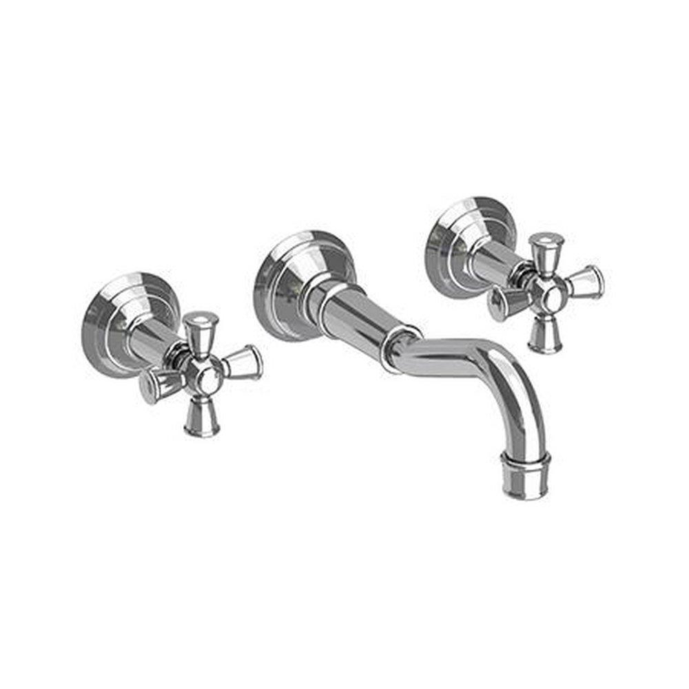 Newport Brass Oil Rubbed Bronze Two Handle Wall Mount Widespread Bathroom Sink Faucet 