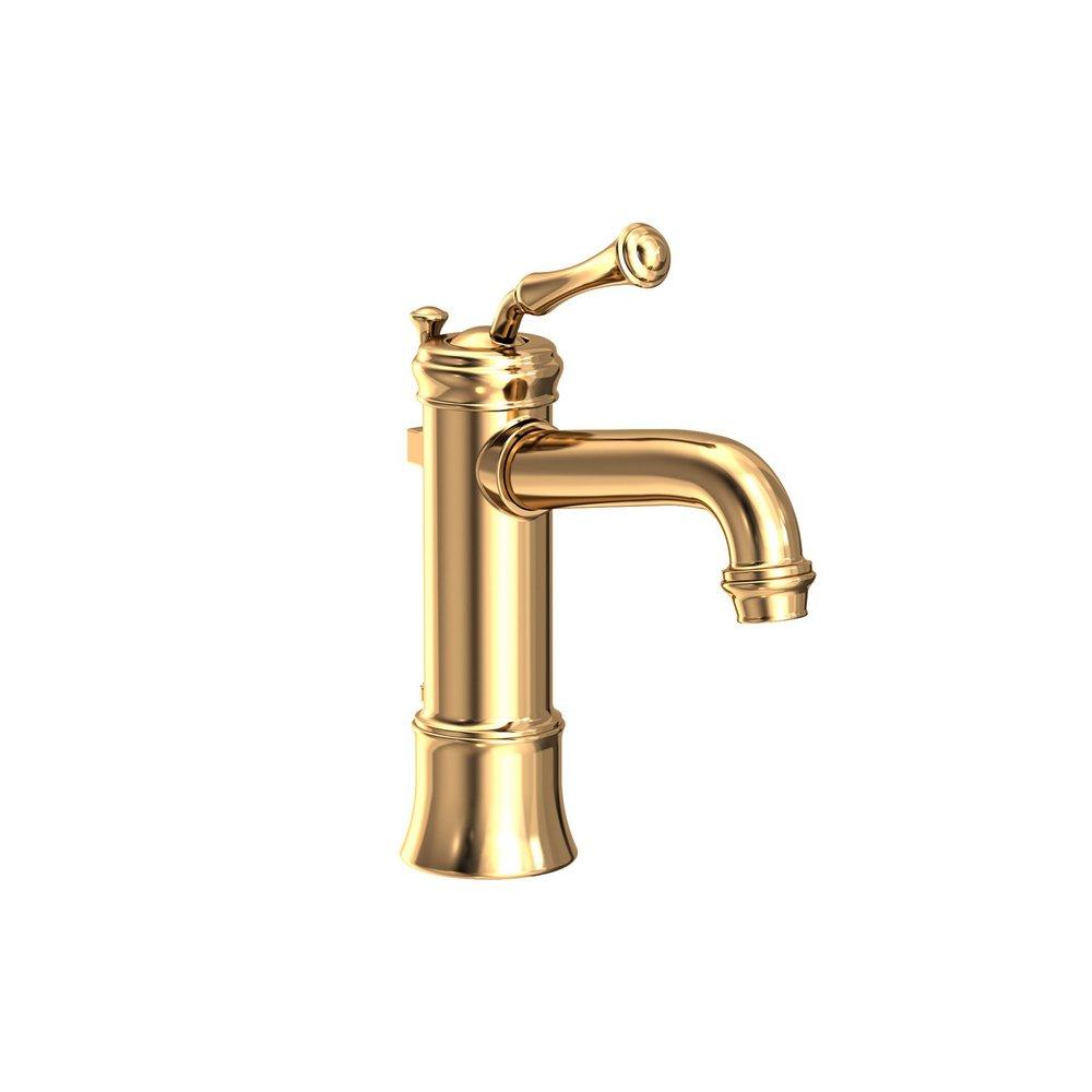 Newport Brass Uncoated Polished Brass - Living Bathroom Sink Faucet with Single Lever Handle 